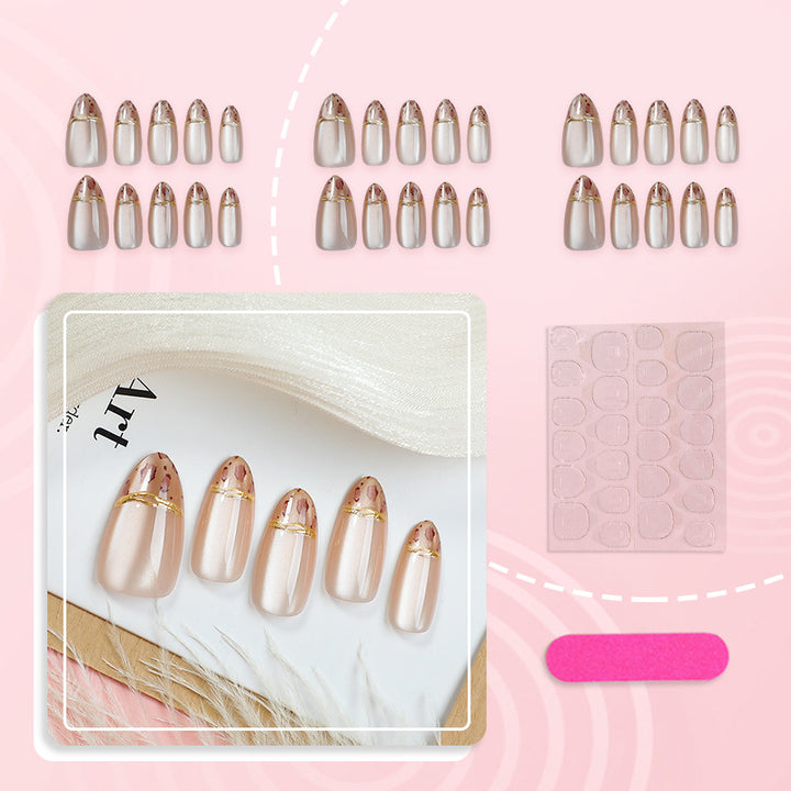 Elegantes Gel Press-On Nail Set