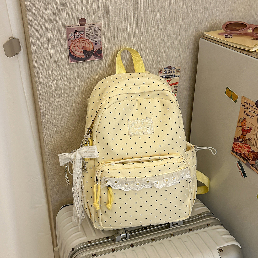 Charmanter gepunkteter Rucksack Karnz