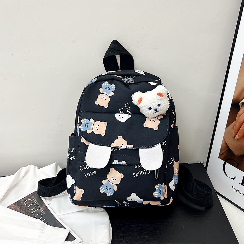 Niedlicher Plüschbär-Mini-Rucksack Karnz