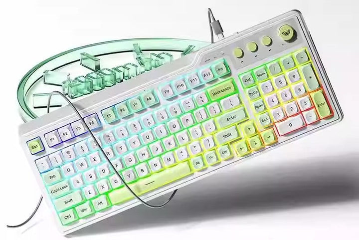Kabellose RGB Gaming-Tastatur Karnz