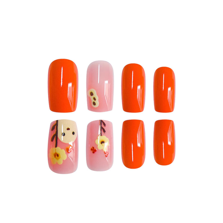 Künstlerische Floral Nagelkunst Karnz