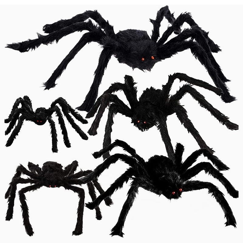 Dekorative und leuchtende Halloween-Spinne