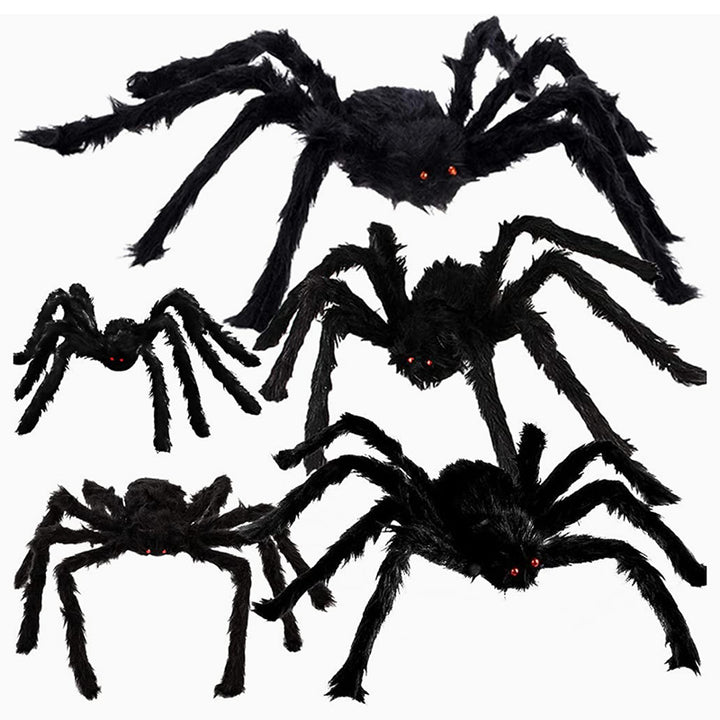 Dekorative und leuchtende Halloween-Spinne