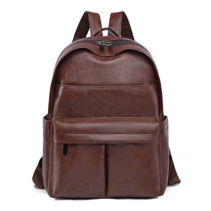 Premium Leder Laptop Rucksack Karnz