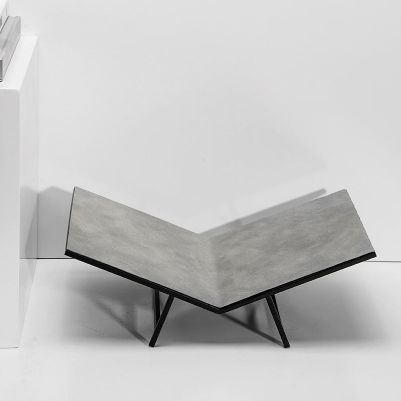 Geometrischer Betondekorativer Couchtisch