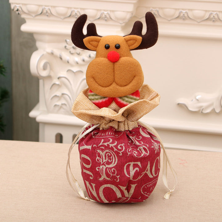 Dekorativer Schneemann Geschenktüte Karnz