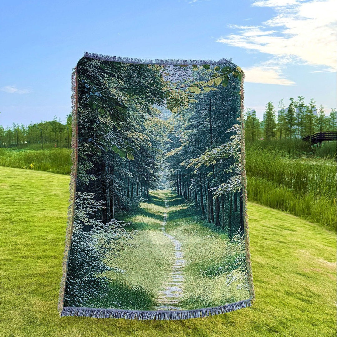 Szenische Natur-Themen Gewebte Wurfdecke