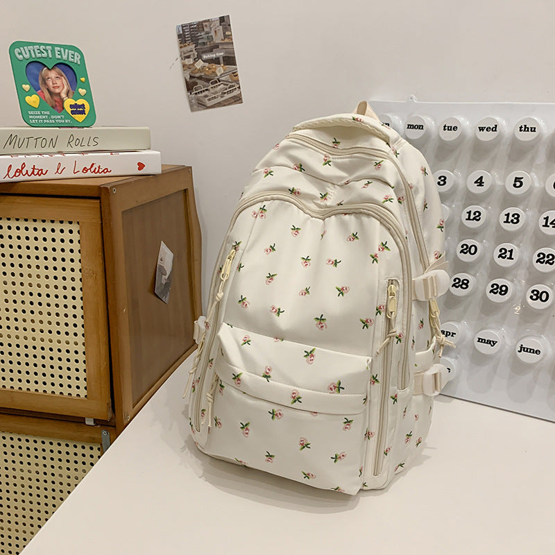 Florale Bestickte Rucksack