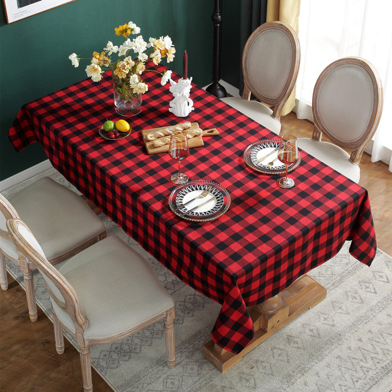 Karierter Design Tischdecke