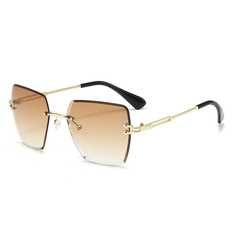 Damen modische Sonnenbrille mit stilvollem quadratischen Rahmen Karnz