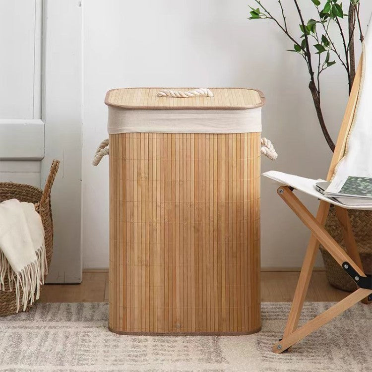 Aufbewahrungskorb mit Natürlichem Bambusdesign Karnz