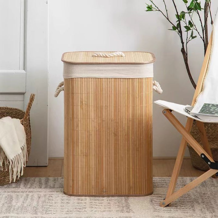 Aufbewahrungskorb mit Natürlichem Bambusdesign Karnz