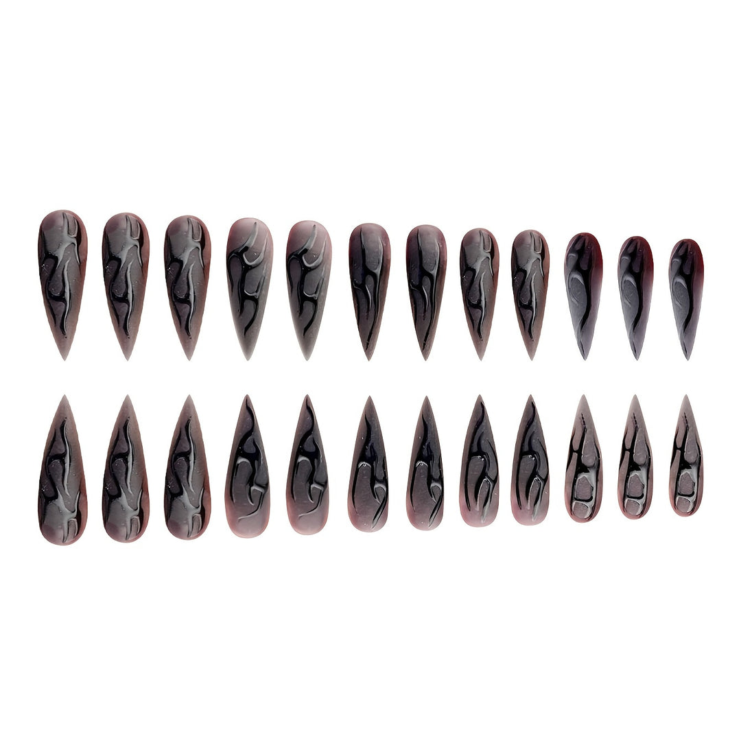 Künstlerische Stiletto Nagelkunst Verbesserungen Karnz