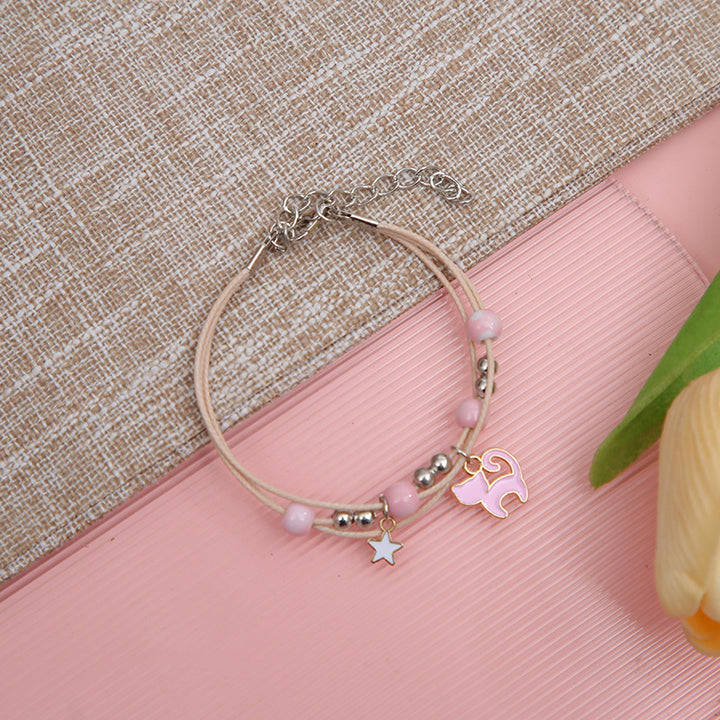 Elegante Einhorn Charm Armband Karnz