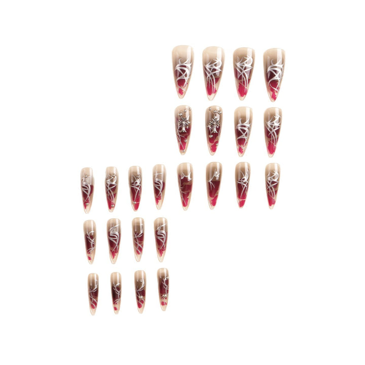 Künstlerisches Stiletto-Nagelkunst-Set Karnz