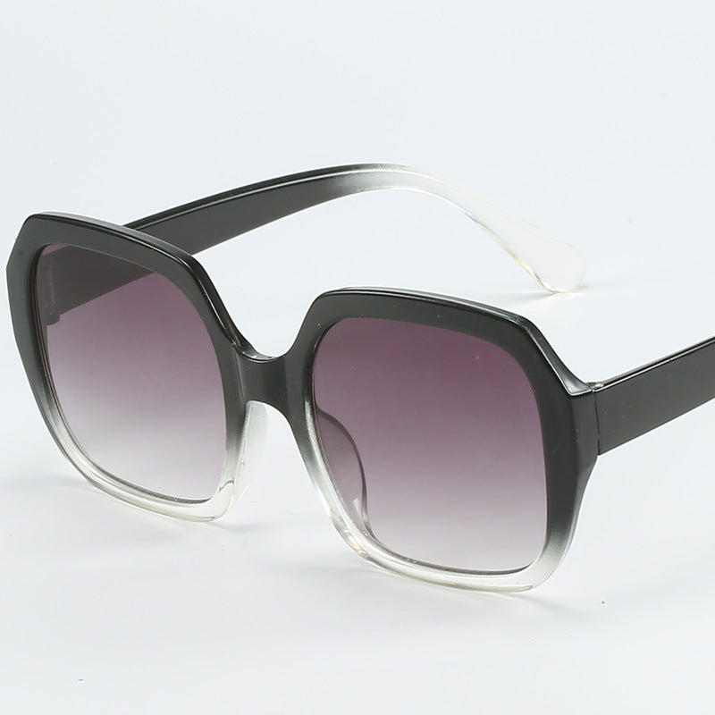 Damen Modische Oversized-Sonnenbrille mit extravaganten Leopardendetails Karnz