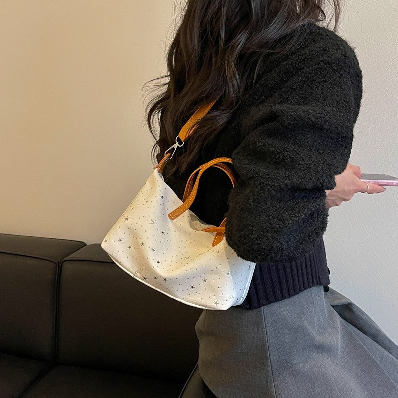 Künstlerische Stern-Druck-Handtasche