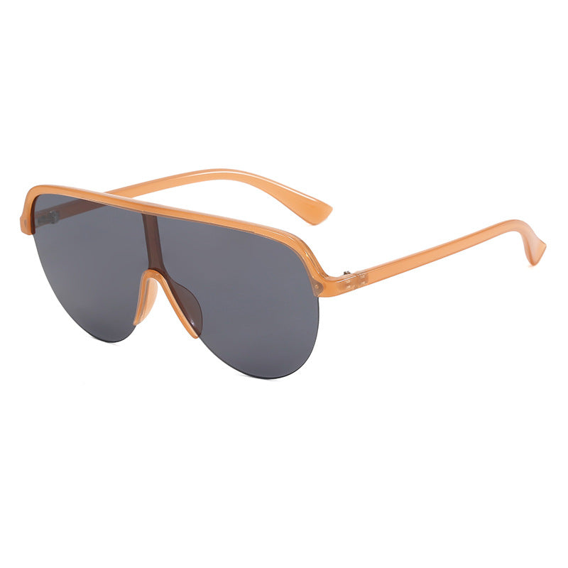 Damen oversized Visier Sonnenbrille Karnz