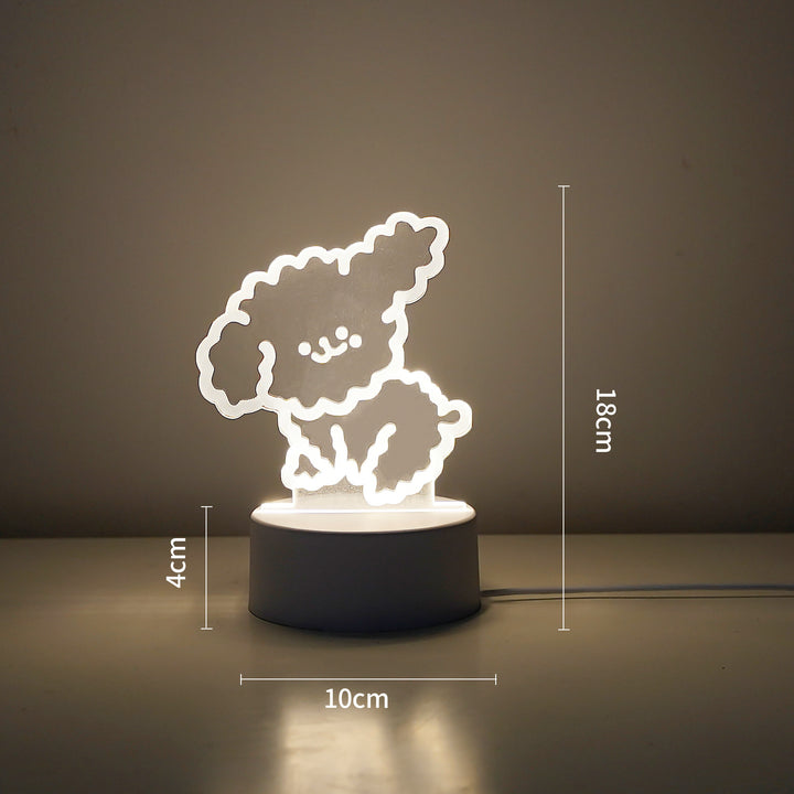 LED Tiger Figur Dekorative Lampe