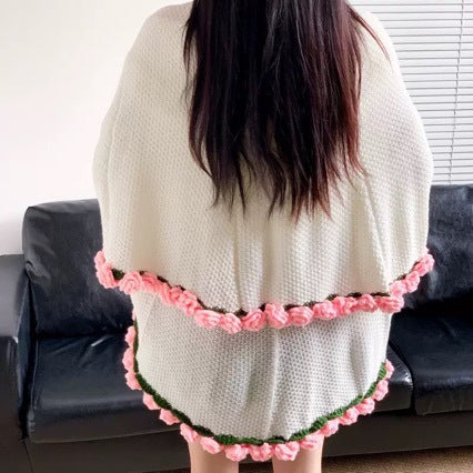 Floral Stricktasche