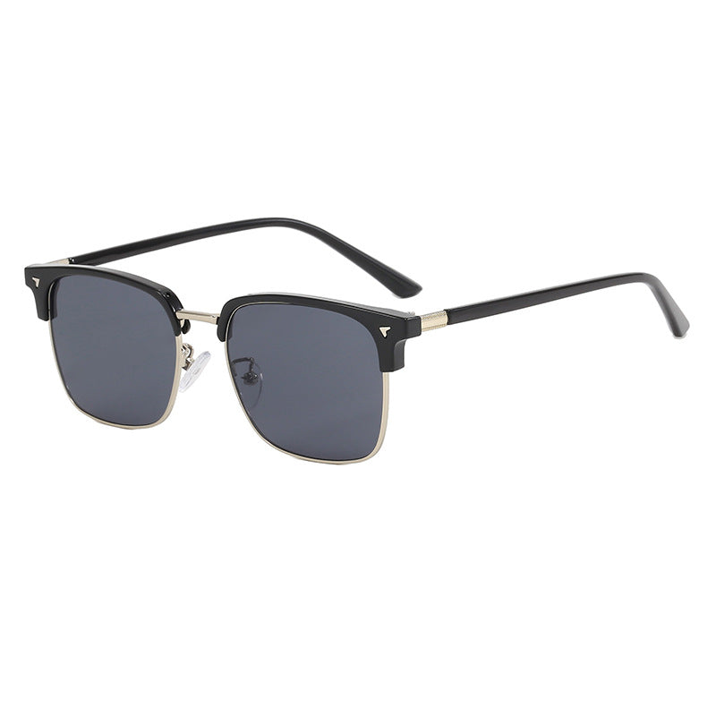 Damen elegante quadratische Brille mit leichtem Metallrahmen Karnz