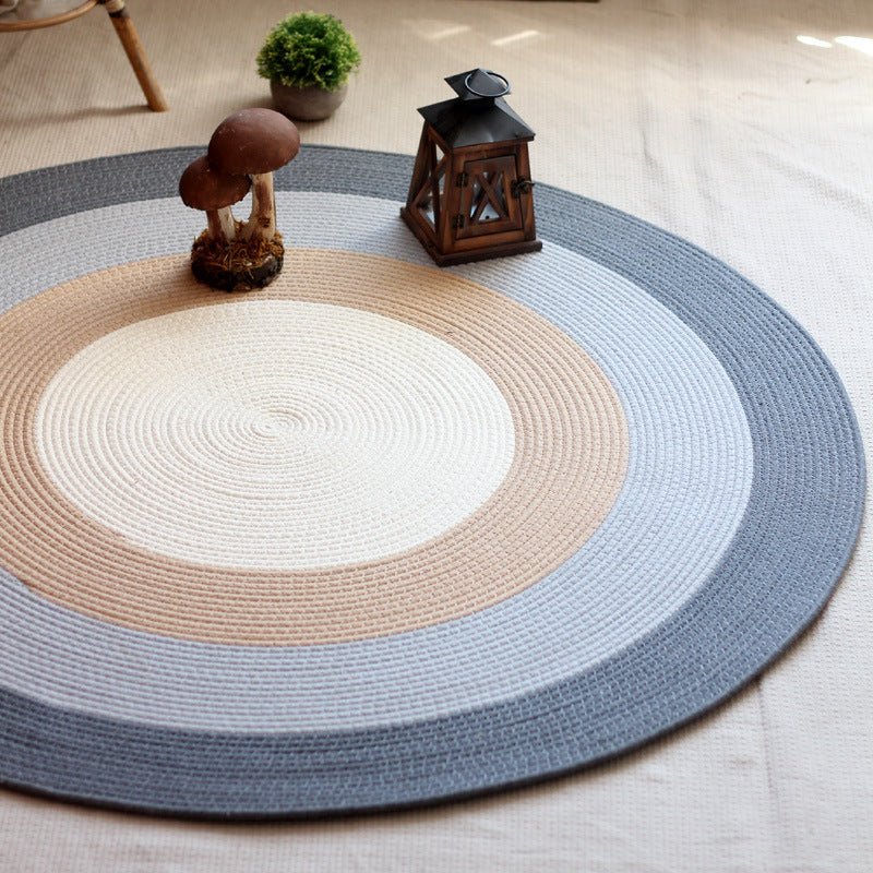 Wunderschöner runder Teppich Karnz