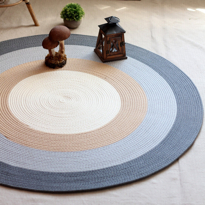 Wunderschöner runder Teppich Karnz
