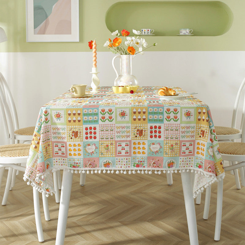 Blumenzweck Tischdecke