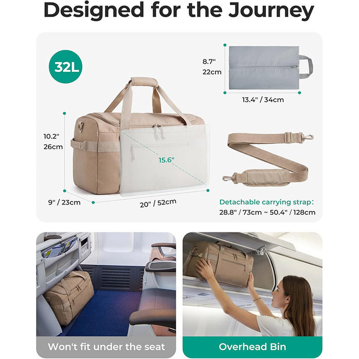 Vielseitige Multi-Compartment Reise-Duffel-Tasche Karnz