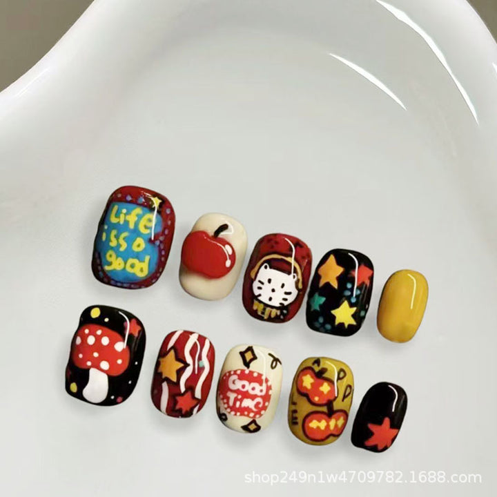 Verspieltes Künstlerisches Nagelkunst Design Set Karnz