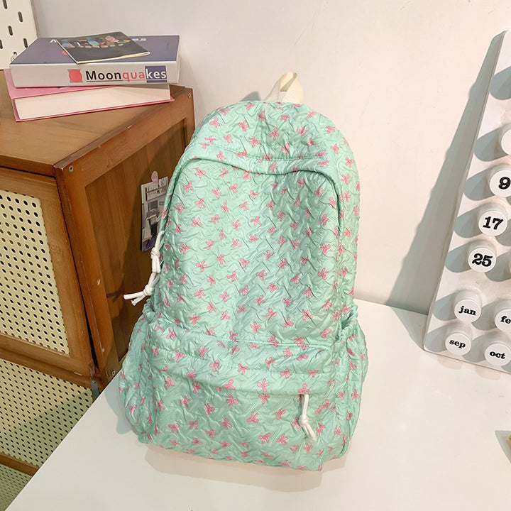 Gestepptes floral gemustertes Rucksack Karnz