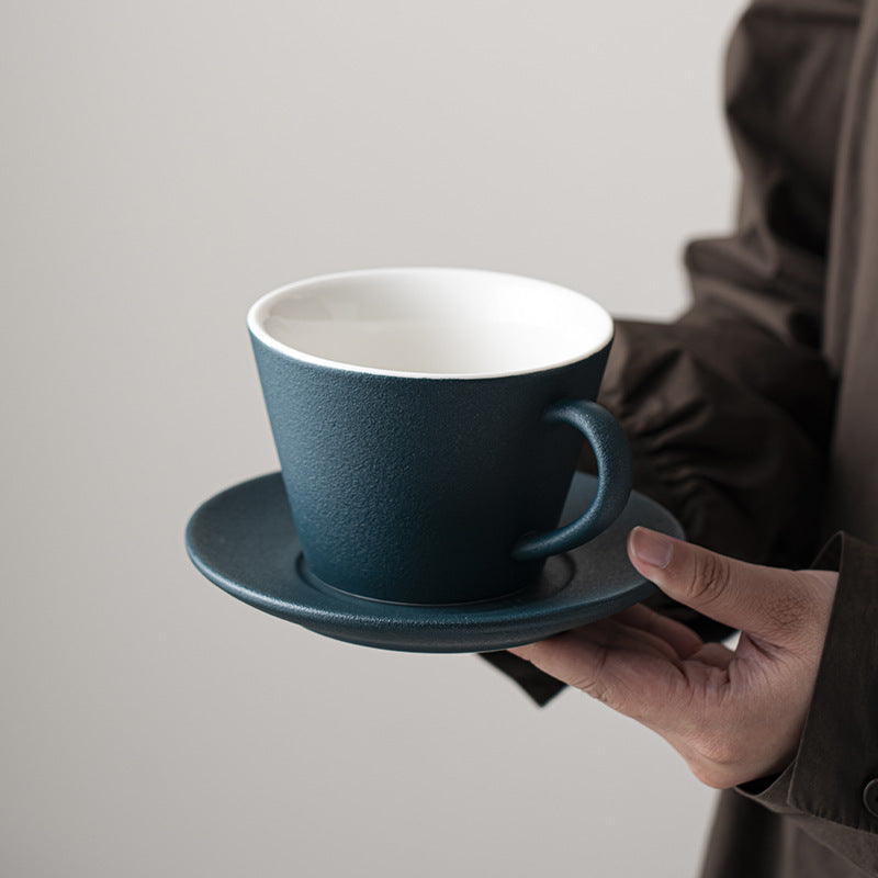Elegantes Mattes Keramik Kaffeetassen-Set