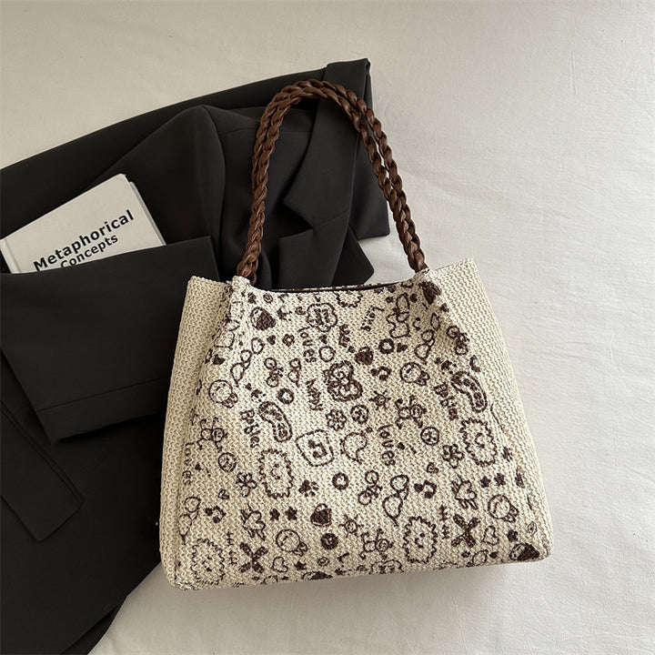 Chic Gewebte Tragetasche Karnz