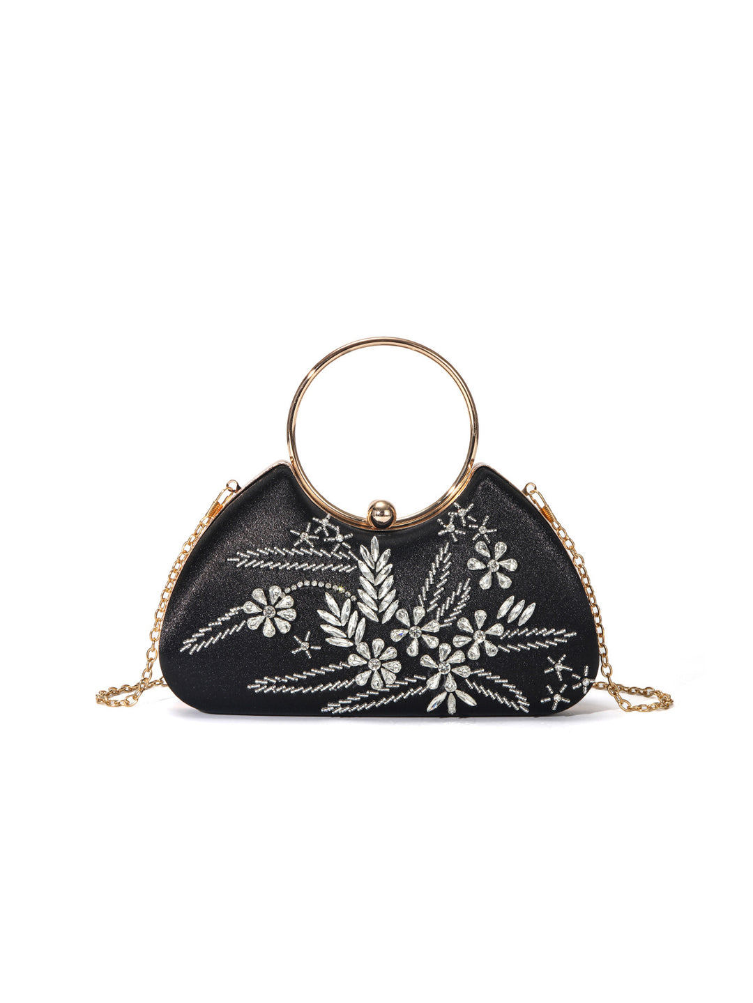 Bestickte Abend-Clutch