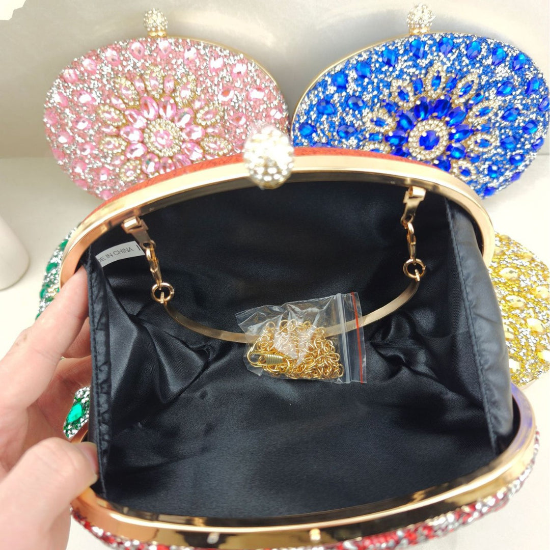 Dekorative Edelstein Abend-Clutch