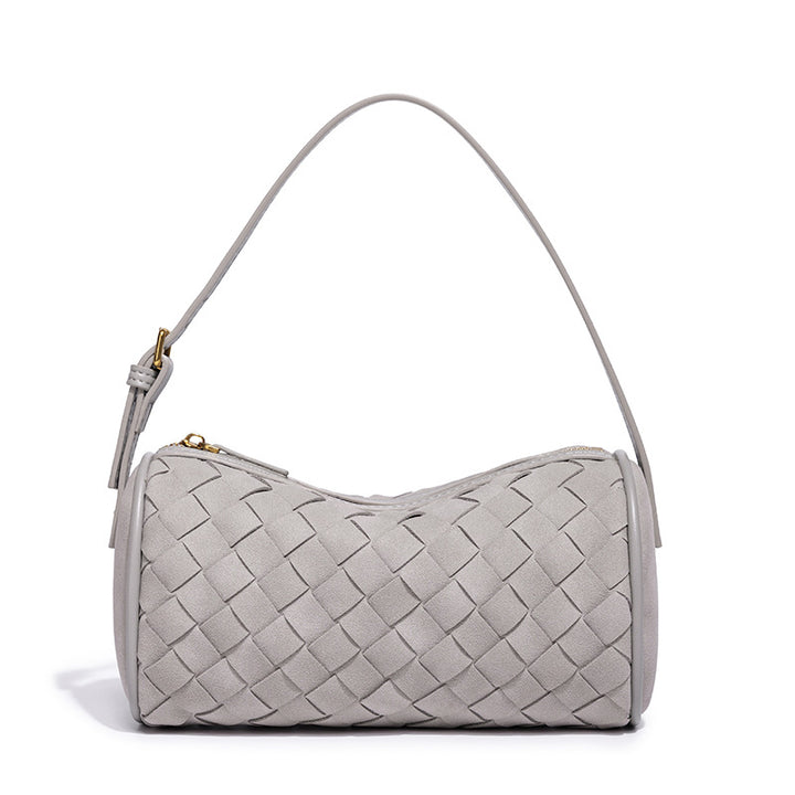 Geflochtene Wildleder-Handtasche Karnz