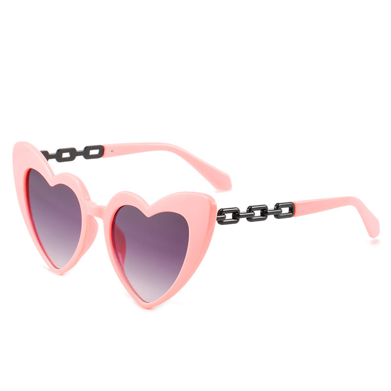 Damen Herzförmige Sonnenbrille Karnz