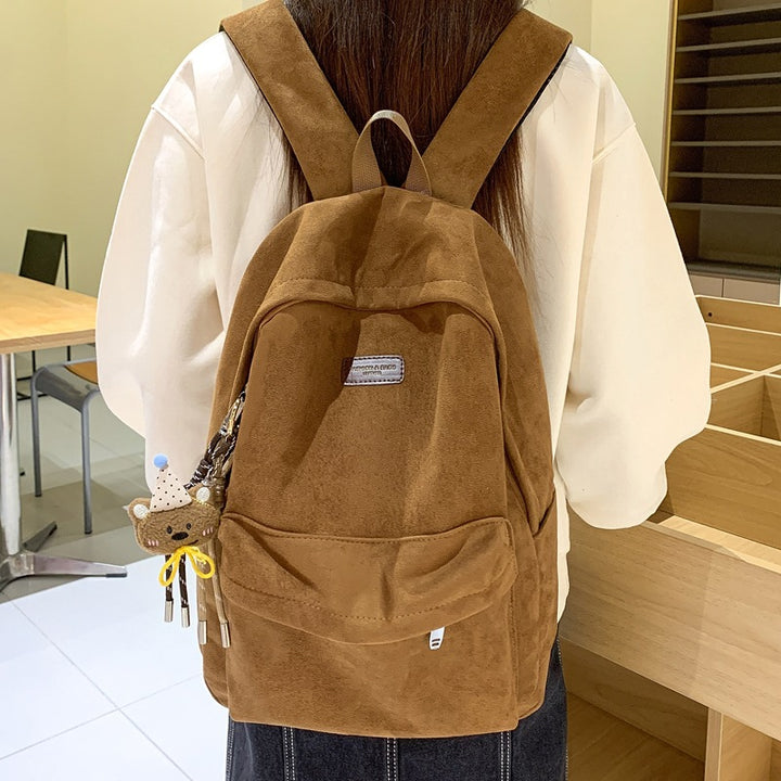 Stylische Wildleder-Rucksack Karnz