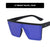 Damen futuristische Sonnenbrille im schützenden Oversized-Format Karnz