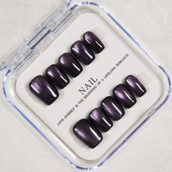 Premium Glänzendes Press-On Nagel Set