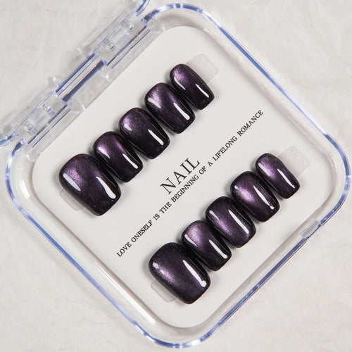Premium Glänzendes Press-On Nagel Set