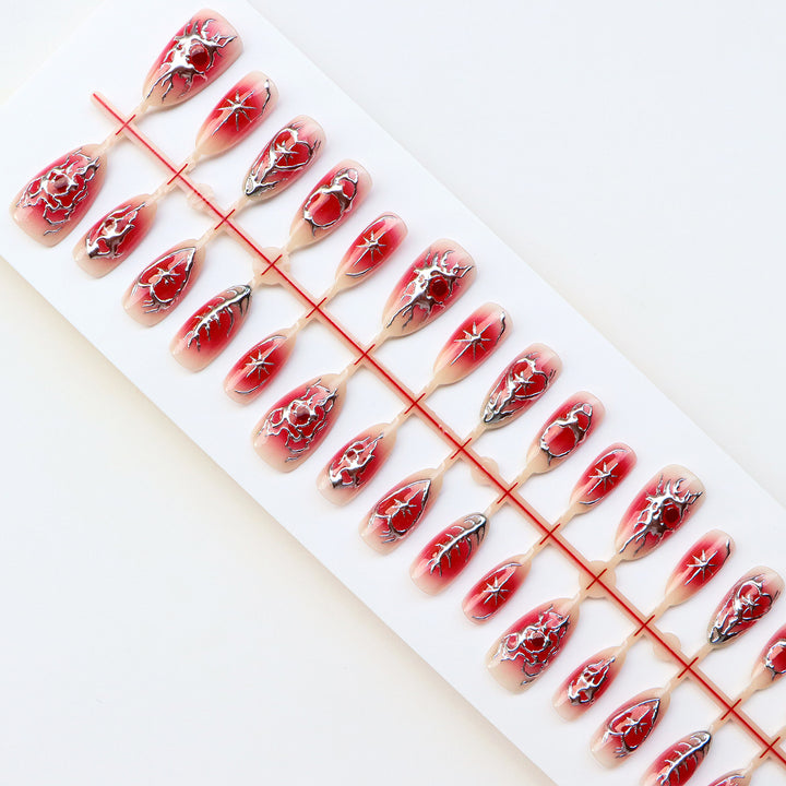 Künstlerisches Gothic Nagelkunst Set