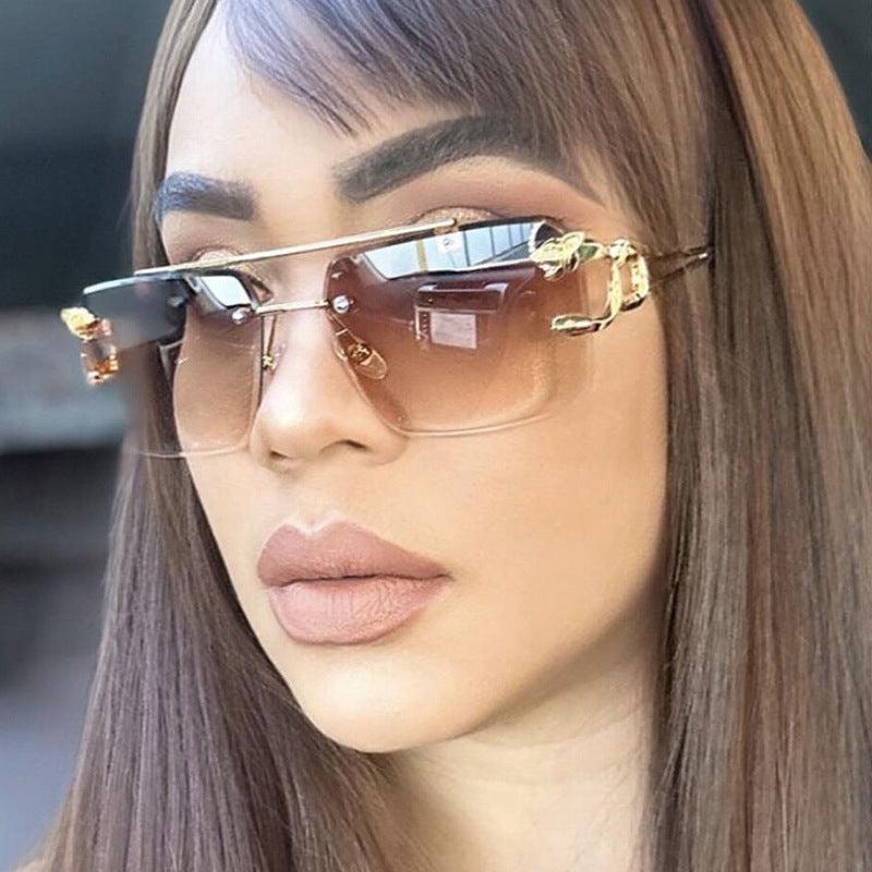 Damen Luxus-Sonnenbrille mit elegantem Metalldetail Karnz
