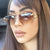 Damen Luxus-Sonnenbrille mit elegantem Metalldetail Karnz