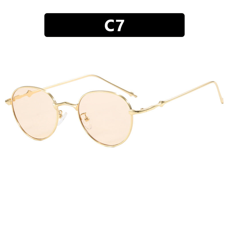 Damen elegante Sonnenbrille im modischen Ovale-Design Karnz