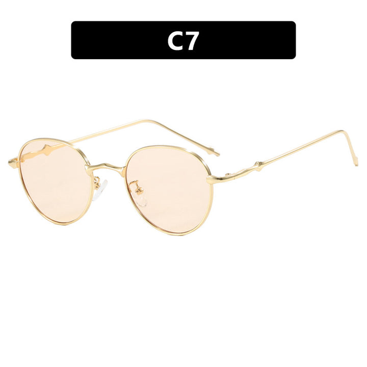 Damen elegante Sonnenbrille im modischen Ovale-Design Karnz