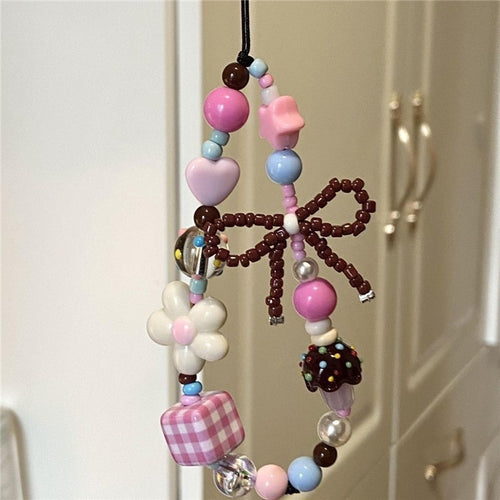 Verspielt Perlen Charme Handy Strap Karnz