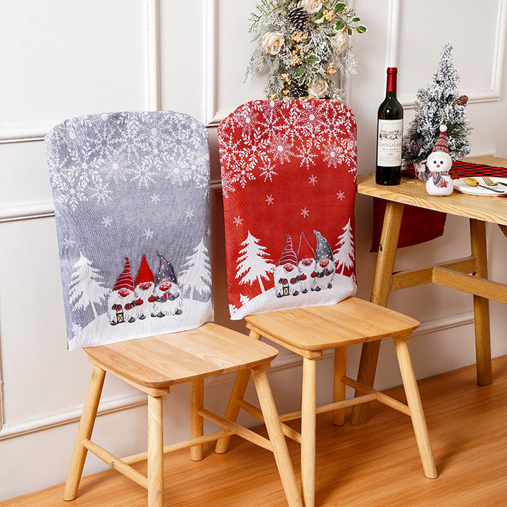 Festliche Stuhlüberzüge mit Weihnachtsmotiven Karnz