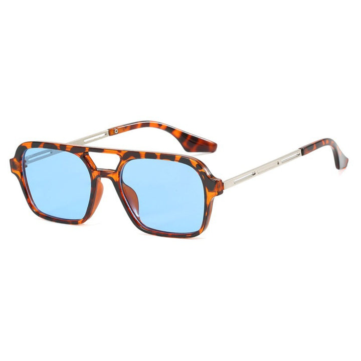 Fette Rechteckrahmen Sonnenbrille Karnz