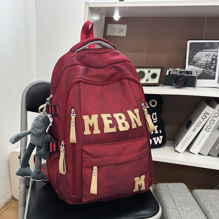 Trendiger Buchstaben-Stickerei Rucksack